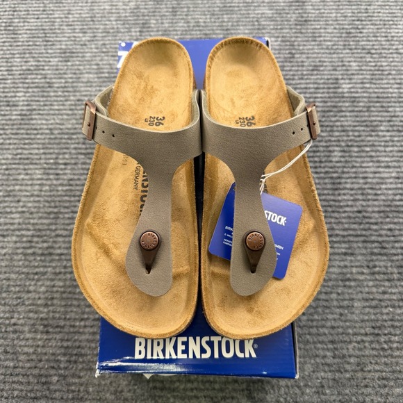 Birkenstock Shoes - Birkenstock Gizeh BS Thong Sandals Women's Size 5 - Men's 3 Stone New In Box